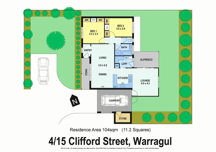 Floorplan of Homely unit listing, 4/15 Clifford Street, Warragul VIC 3820