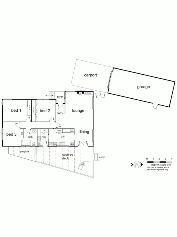 Floorplan of Homely house listing, 14 Highland Avenue, Croydon VIC 3136