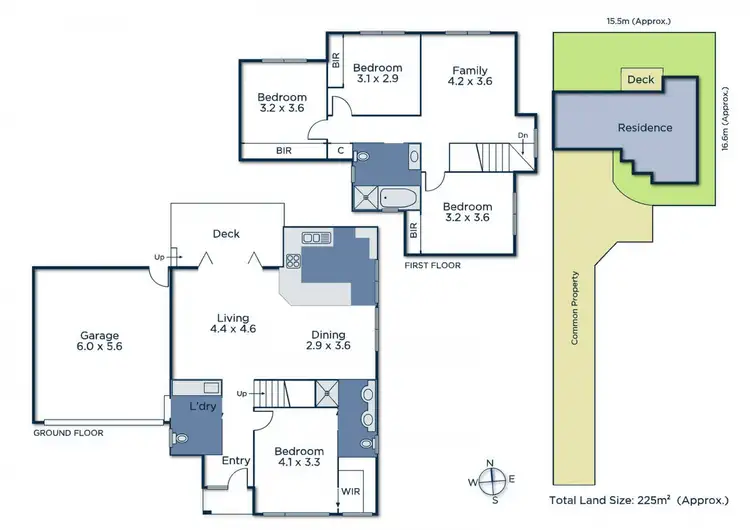 Floorplan of Homely townhouse listing, 2/32 Karen Street, Box Hill North VIC 3129