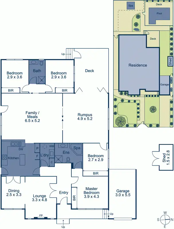 Floorplan of Homely house listing, 4 Luke Avenue, Blackburn VIC 3130
