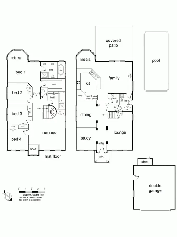 Floorplan of Homely house listing, 6 Pippin Court, Wonga Park VIC 3115