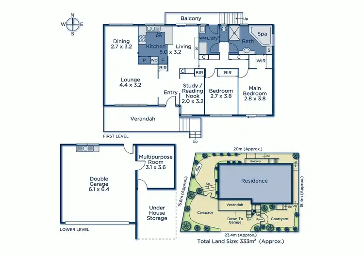 Floorplan of Homely house listing, 9 Prince Edward Avenue, Mitcham VIC 3132