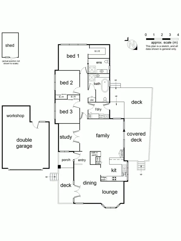 Floorplan of Homely house listing, 9 Mari Terrace, Croydon Hills VIC 3136