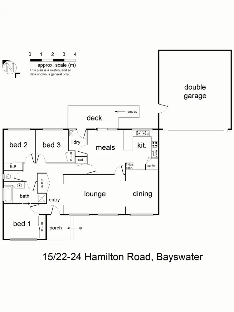 Floorplan of Homely unit listing, 15/22-24 Hamilton Road, Bayswater North VIC 3153