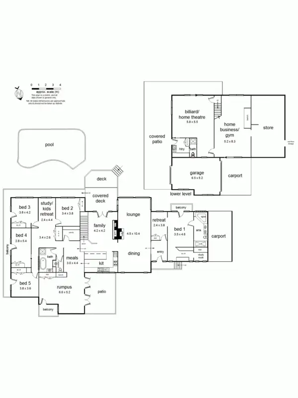 Floorplan of Homely house listing, 65 - 67 Gosford Court, Park Orchards VIC 3114
