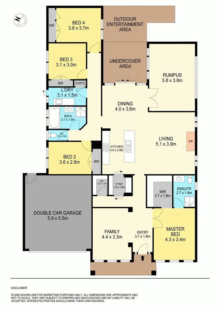 Floorplan of Homely house listing, 47 Normlyttle Parade, Miners Rest VIC 3352