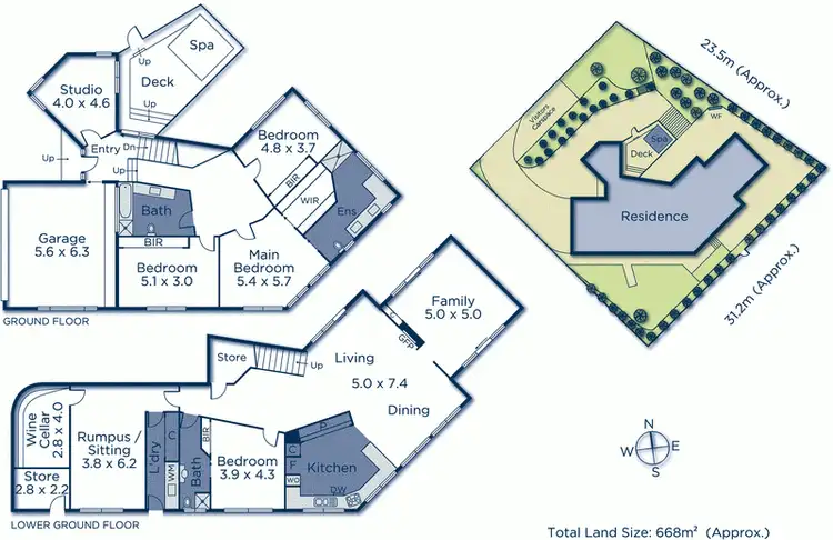 Floorplan of Homely house listing, 5 Cotswold Close, Vermont VIC 3133