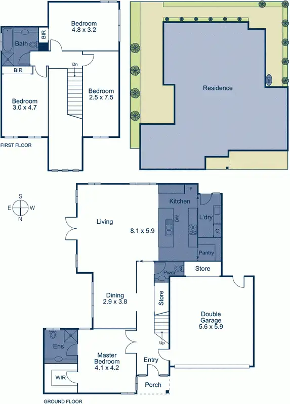 Floorplan of Homely townhouse listing, 2/60 Canterbury Road, Blackburn South VIC 3130