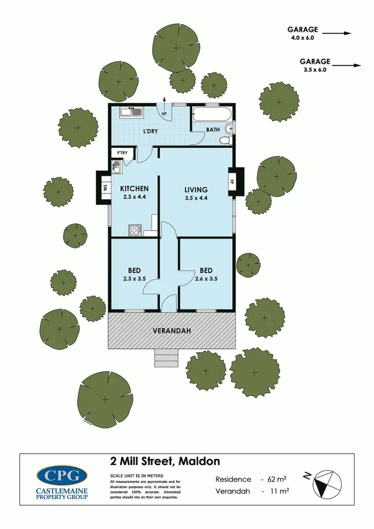 Floorplan of Homely house listing, 2 Mill Street, Maldon VIC 3463