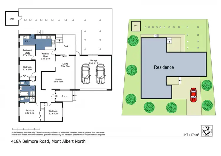 Floorplan of Homely unit listing, 418A Belmore Road, Mont Albert North VIC 3129