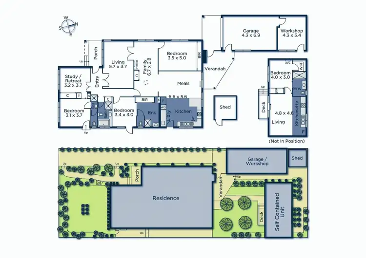 Floorplan of Homely house listing, 25 Olympiad Crescent, Box Hill North VIC 3129