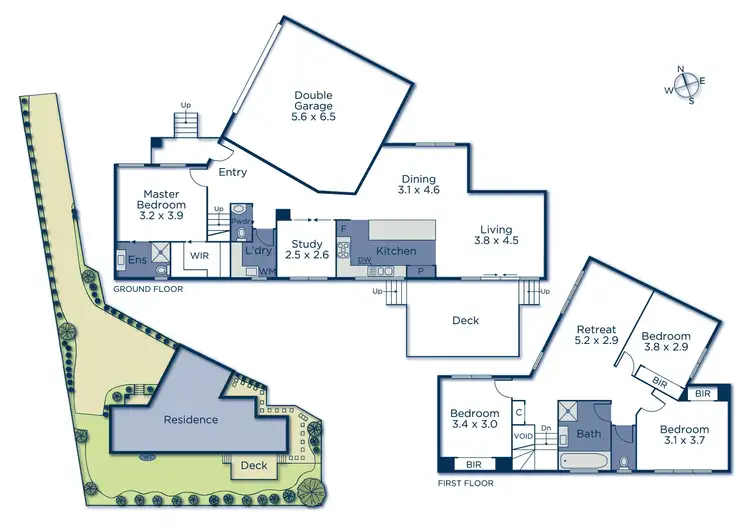 Floorplan of Homely house listing, 58A Eley Road, Burwood VIC 3125