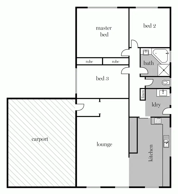 Floorplan of Homely house listing, 9 Downing Drive, Canadian VIC 3350