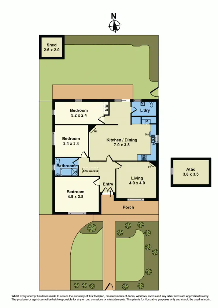 Floorplan of Homely house listing, 32 Collingwood Road, Newport VIC 3015