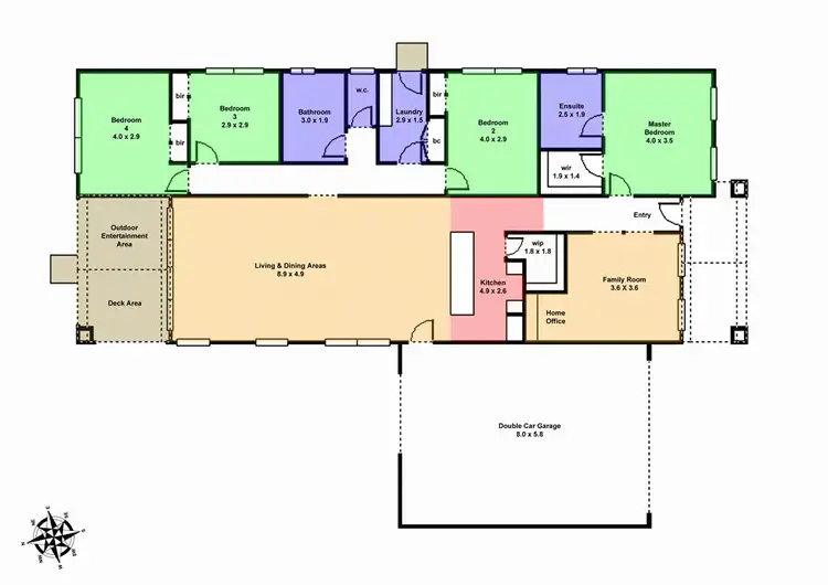 Floorplan of Homely house listing, 20 Caviar Court, Miners Rest VIC 3352