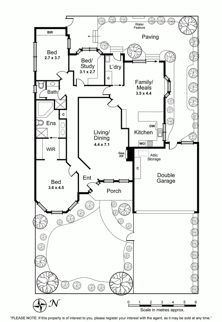 Floorplan of Homely townhouse listing, 1/59 Roslyn Street, Brighton VIC 3186