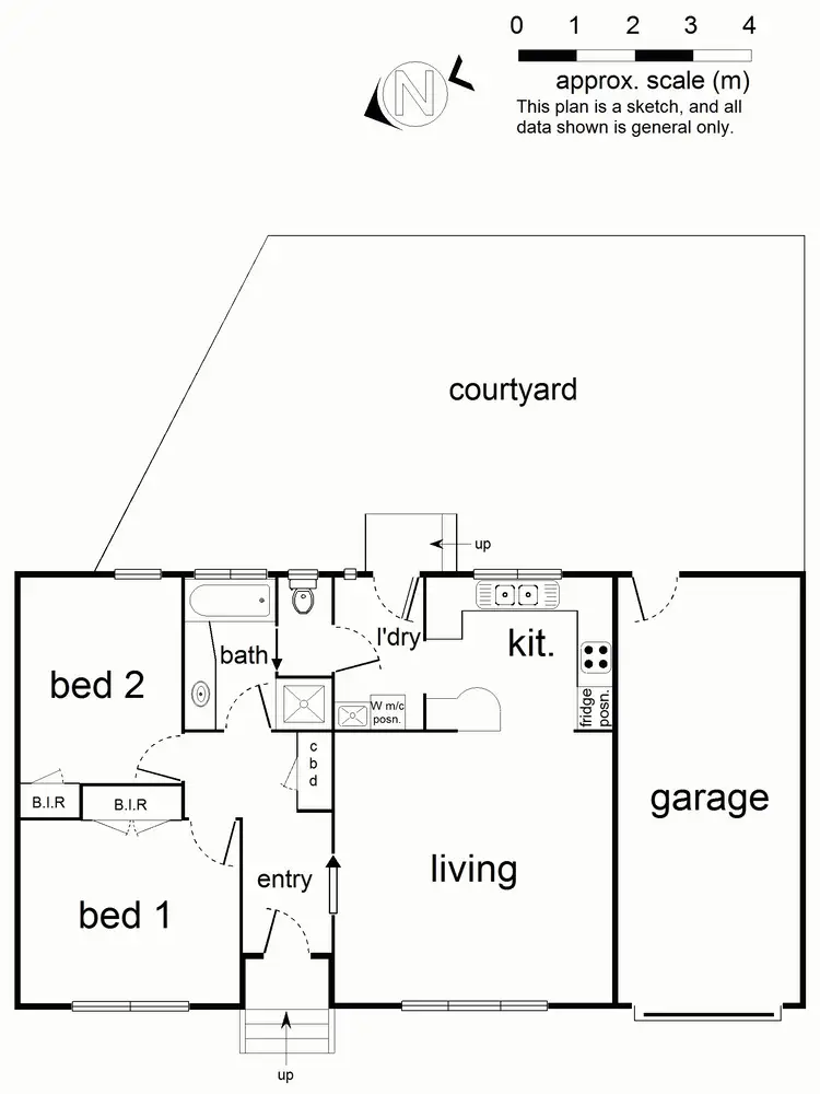 Floorplan of Homely unit listing, Address available on request