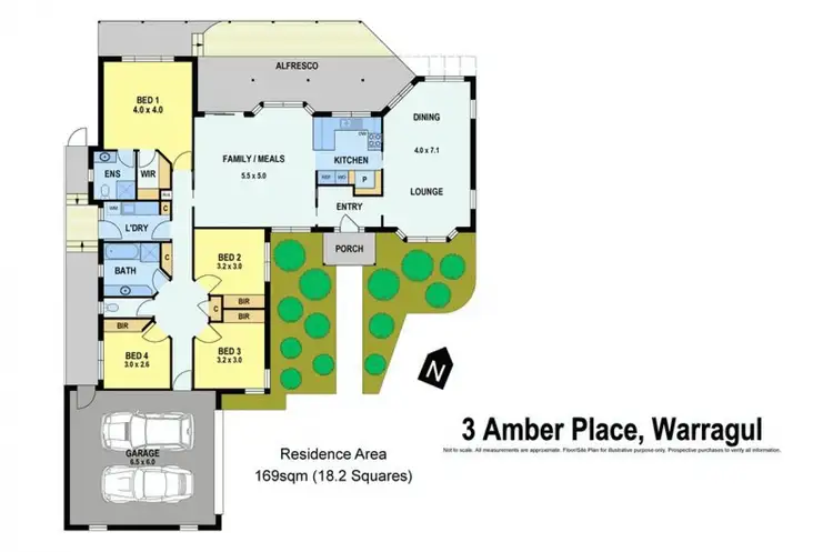 Floorplan of Homely house listing, 3 Amber Place, Warragul VIC 3820