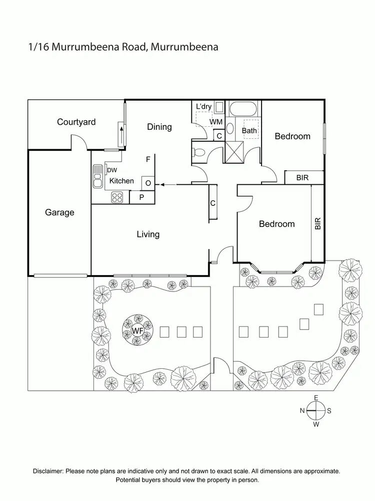 Floorplan of Homely apartment listing, 1/16 Murrumbeena Road, Murrumbeena VIC 3163