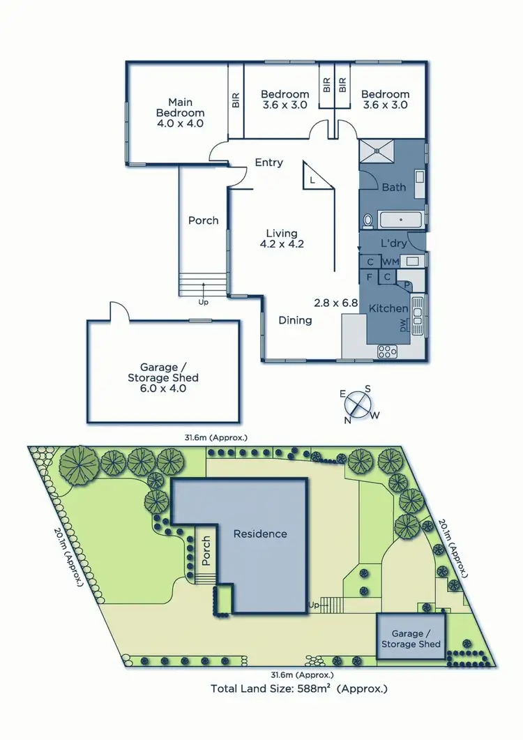 Floorplan of Homely house listing, 44 Wattle Valley Road, Mitcham VIC 3132