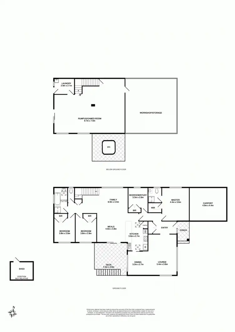 Floorplan of Homely house listing, Address available on request