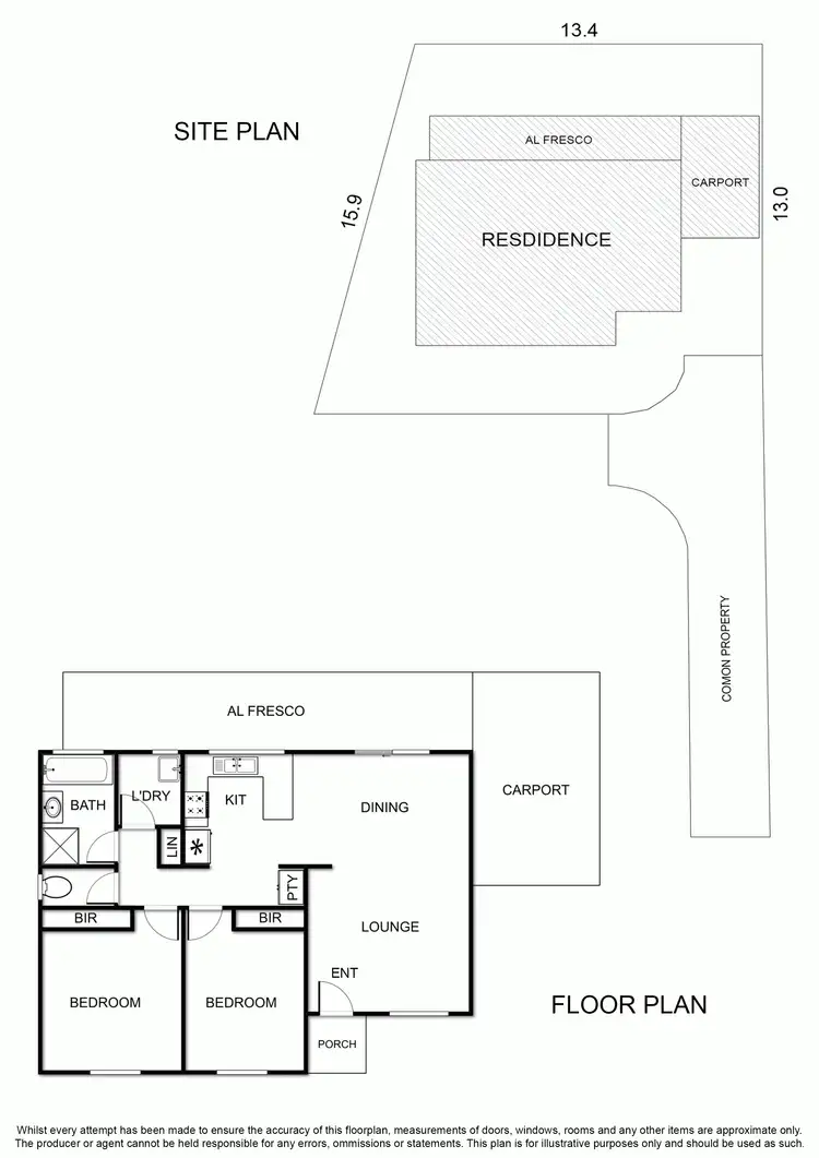Floorplan of Homely unit listing, 2/37 Navarre Drive, Cranbourne West VIC 3977