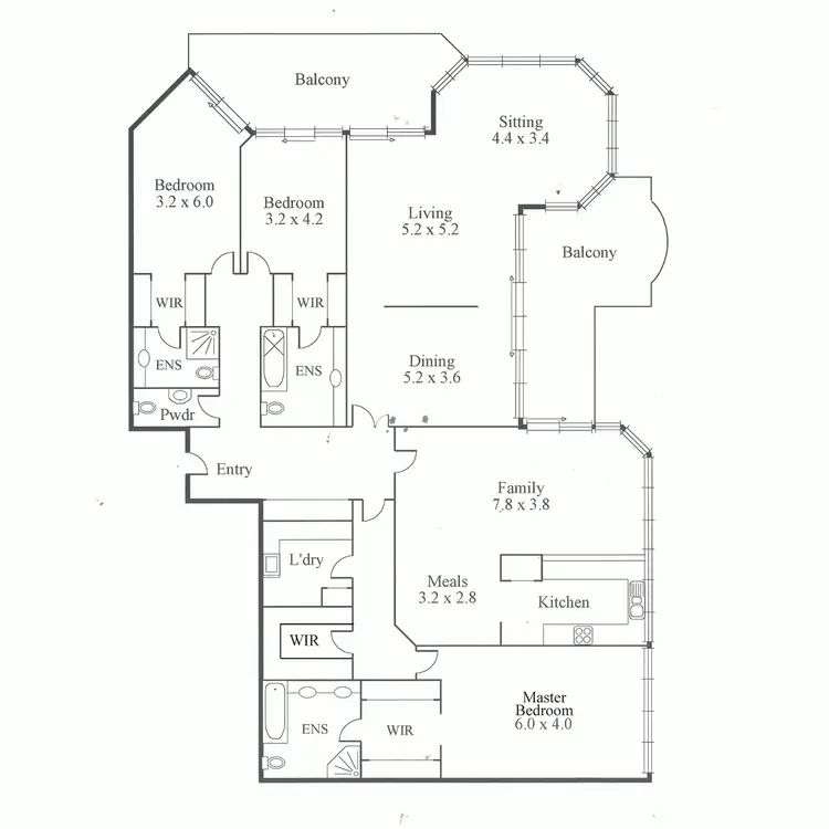 Floorplan of Homely apartment listing, Address available on request