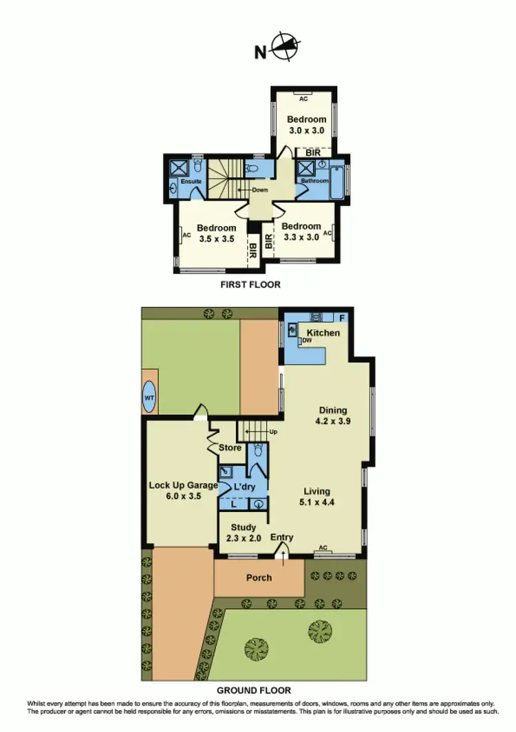 Floorplan of Homely townhouse listing, 1/86 Maidstone Street, Altona VIC 3018