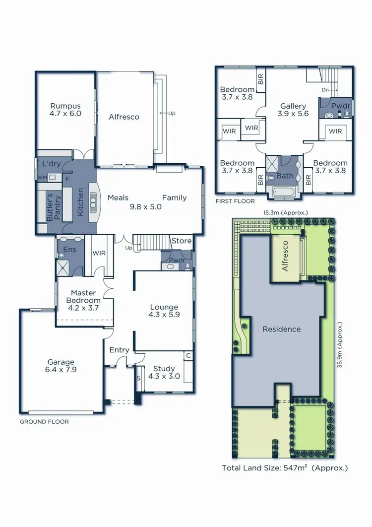 Floorplan of Homely house listing, 33 Abbeygate Street, Oakleigh VIC 3166