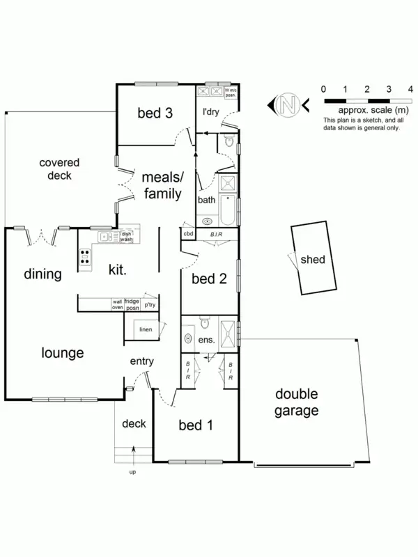 Floorplan of Homely house listing, 4 Broughton Avenue, Croydon VIC 3136