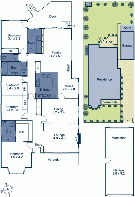Floorplan of Homely house listing, 14 Eram Road, Box Hill North VIC 3129