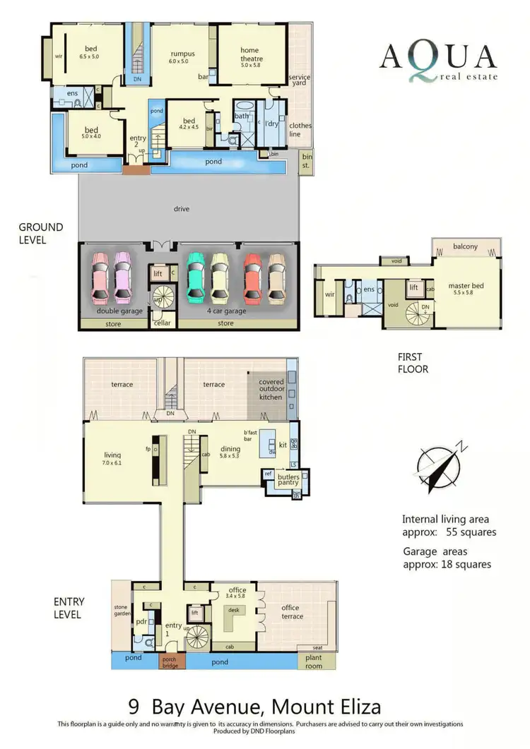 Floorplan of Homely house listing, 9 Bay Avenue, Mount Eliza VIC 3930