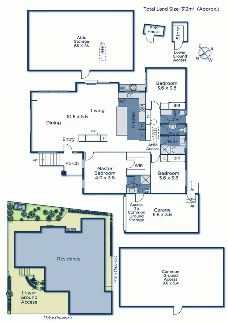 Floorplan of Homely townhouse listing, 2/7 Nielsen Avenue, Nunawading VIC 3131