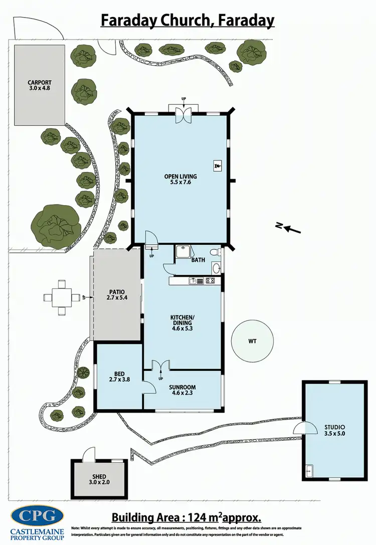 Floorplan of Homely house listing, 2963 Harmony Way, Faraday VIC 3451