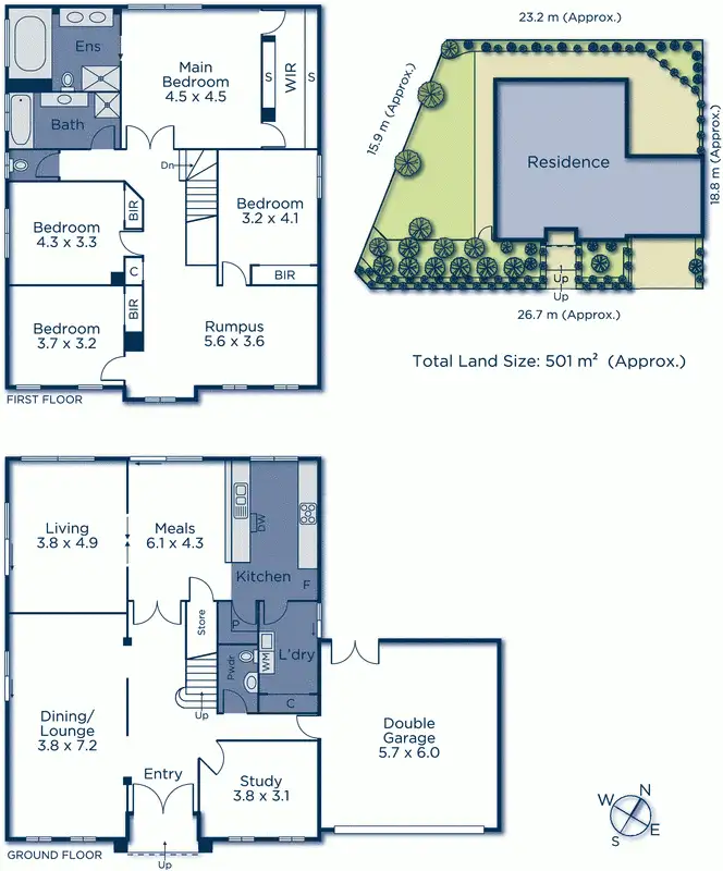 Floorplan of Homely house listing, 23 Dudley Street, Mitcham VIC 3132