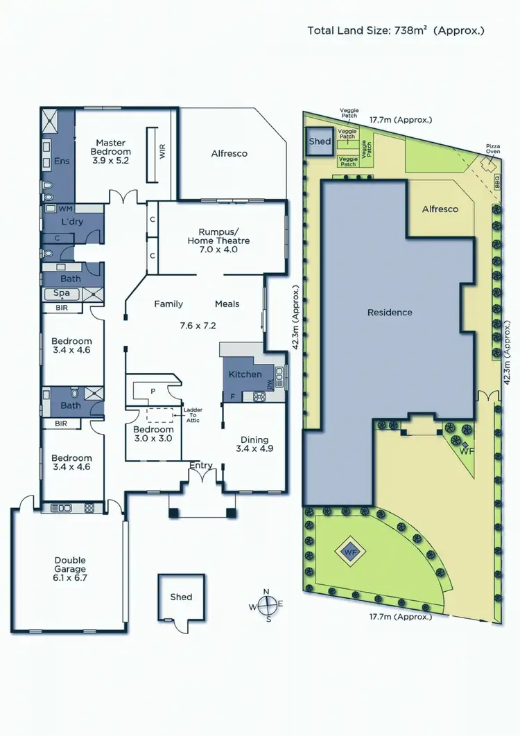 Floorplan of Homely house listing, 455 Boronia Road, Wantirna South VIC 3152