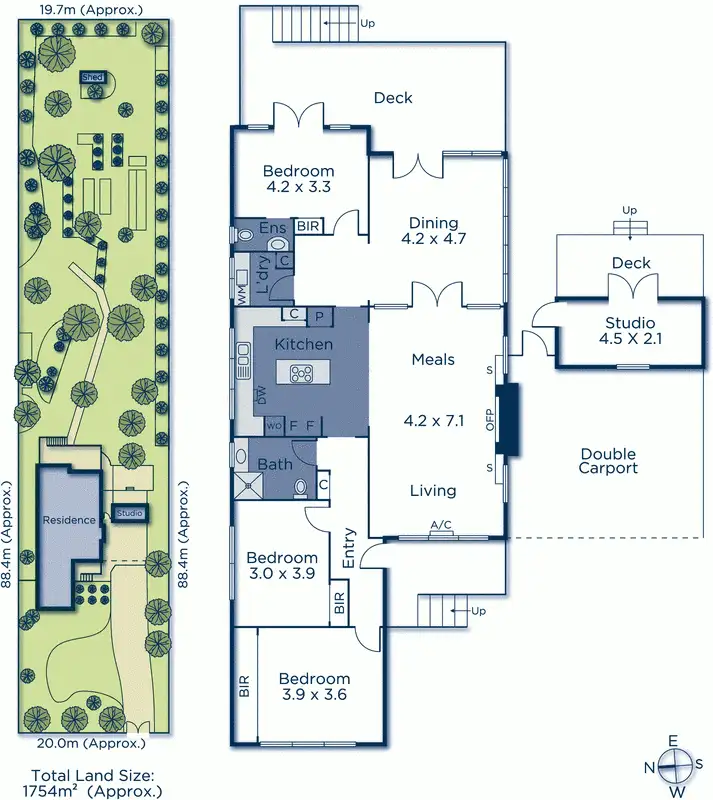 Floorplan of Homely house listing, 57 Glenburnie Road, Vermont VIC 3133