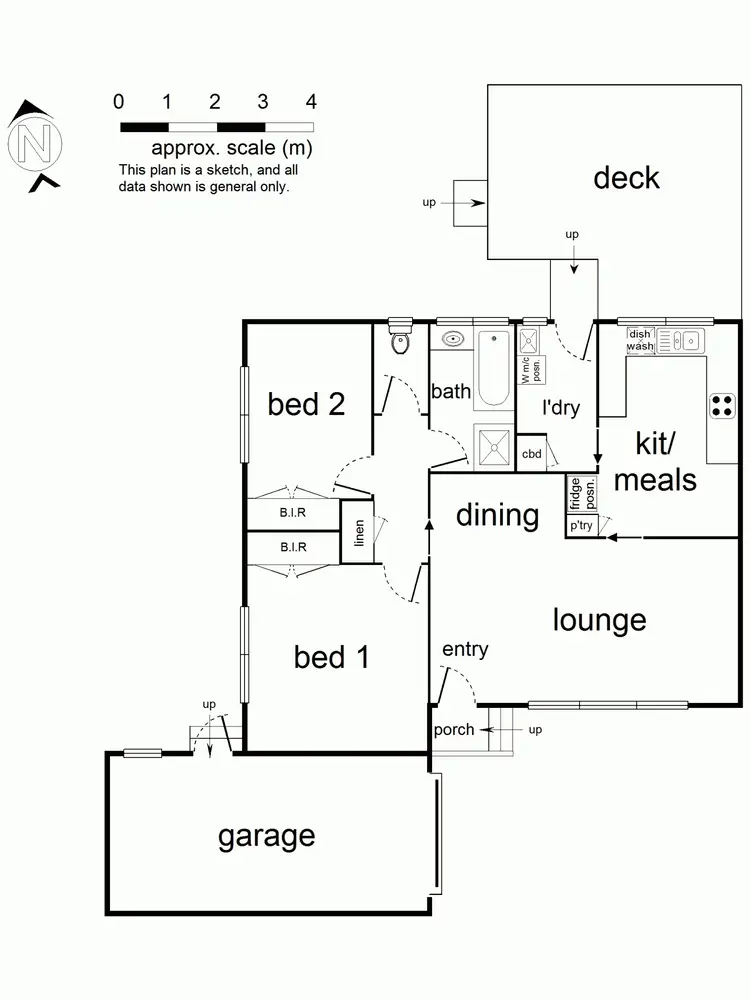 Floorplan of Homely unit listing, Address available on request