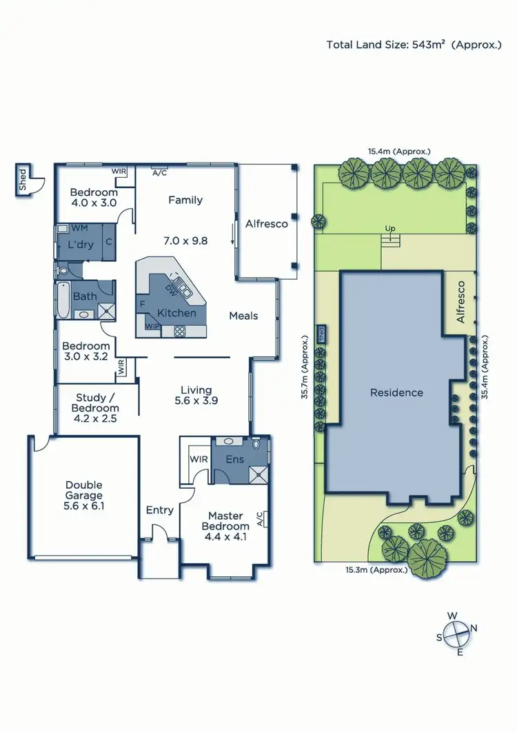 Floorplan of Homely house listing, 22 Greenglade Court, Blackburn North VIC 3130