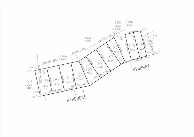 Floorplan of Homely land listing, Pyrenees Highway, Chewton VIC 3451