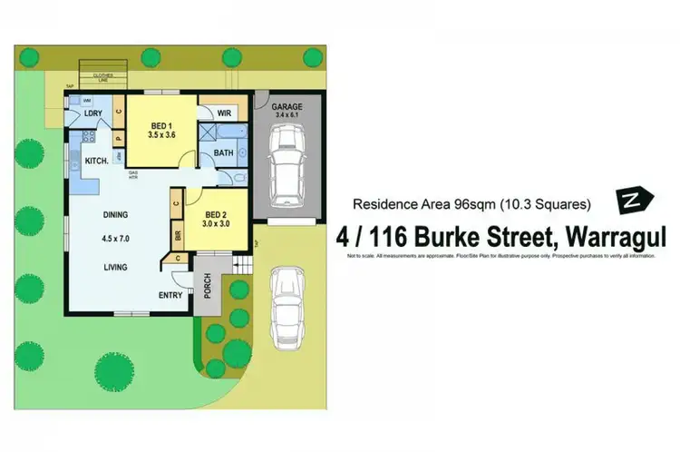 Floorplan of Homely unit listing, 4/116 Burke Street, Warragul VIC 3820