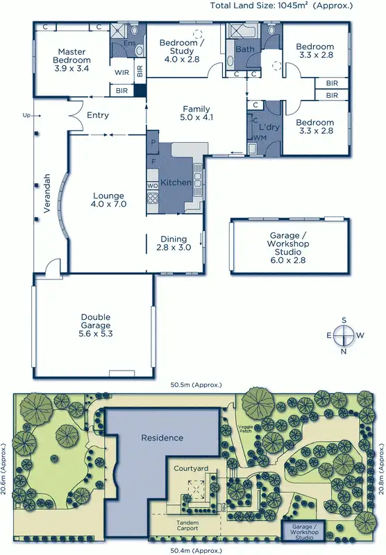Floorplan of Homely house listing, 8 Irvine Street, Mitcham VIC 3132