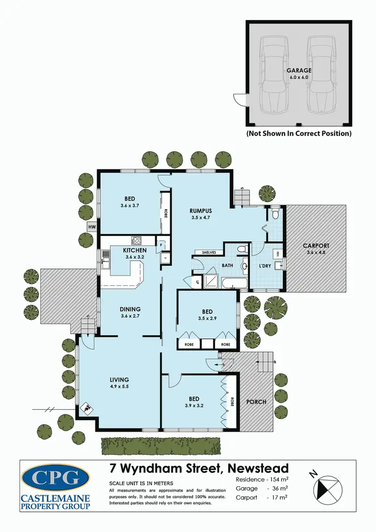 Floorplan of Homely house listing, 7 Wyndham Street, Newstead VIC 3462