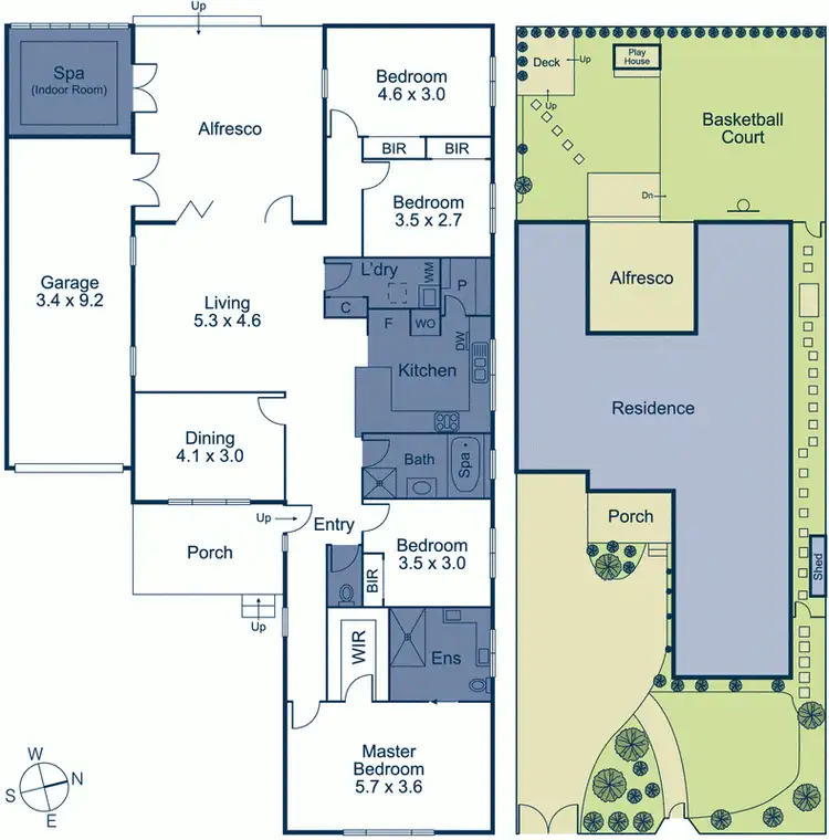 Floorplan of Homely house listing, 35 Cornfield Grove, Box Hill South VIC 3128