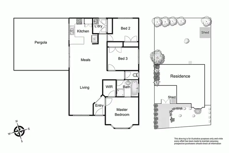 Floorplan of Homely house listing, 18 Beech Place, Hallam VIC 3803