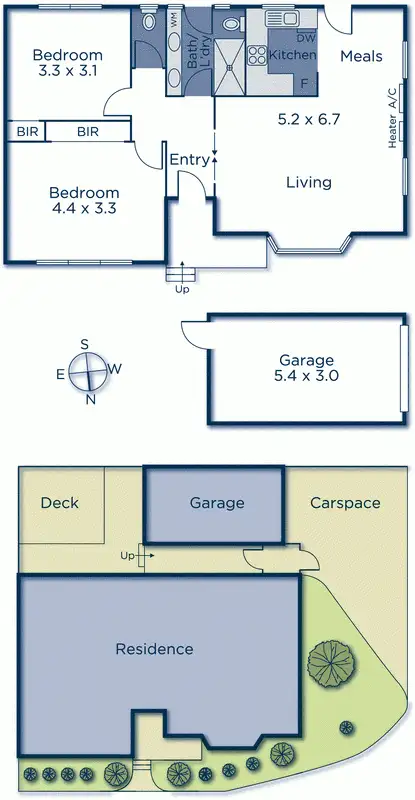 Floorplan of Homely unit listing, 6/3-5 Wreford Road, Blackburn South VIC 3130
