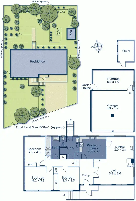 Floorplan of Homely house listing, 511A Belmore Road, Mont Albert North VIC 3129