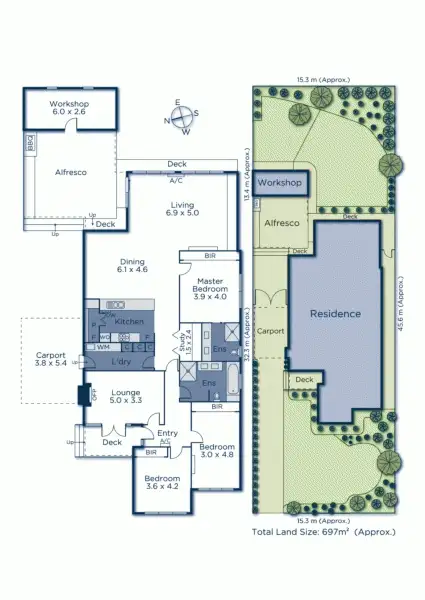 Floorplan of Homely house listing, 17 Jackson Street, Forest Hill VIC 3131