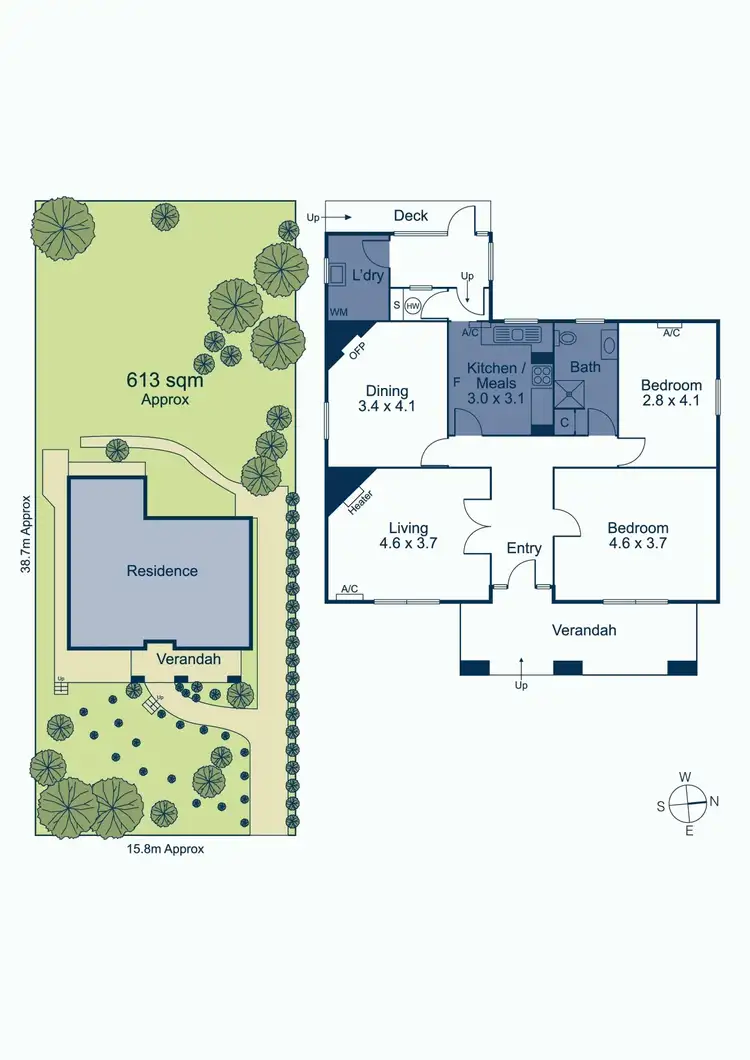 Floorplan of Homely house listing, 42 Grandview Avenue, Glen Iris VIC 3146