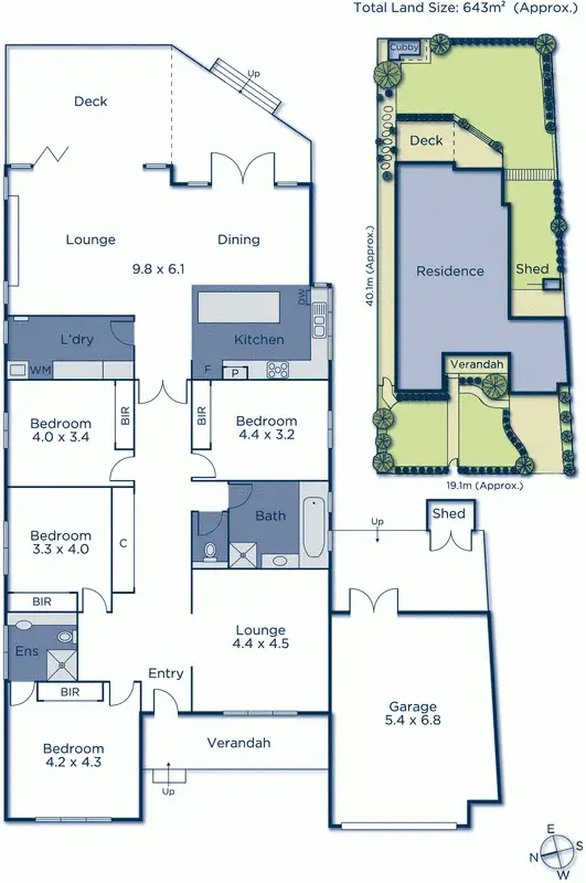 Floorplan of Homely house listing, 13 Wright Street, Blackburn VIC 3130